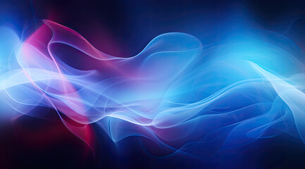 Vibrant Blue, Red, and White Background With Smoke