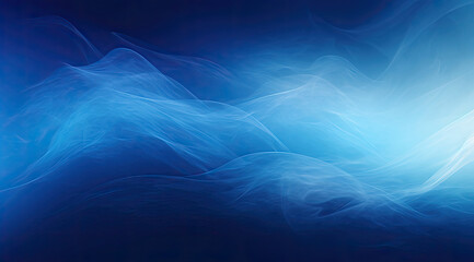 Blurry Blue Background With White Light