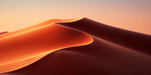Fototapeta na wymiar The Golden Sand Dunes and Sky, Explore the mesmerizing patterns of desert dunes as the sun bathes them in golden light