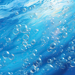Close Up of Bubbles in Water