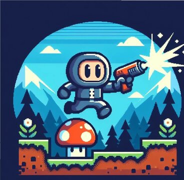 alien in space