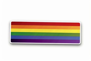 LGBTQ Sticker lgbtq artists sticker design. Rainbow lgbtq organizations sticker motive self fulfillment diversity Flag illustration. Colored lgbt parade dynamic. Gender speech chaosgender