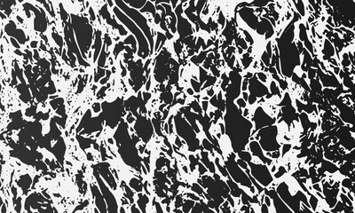 Grunge detailed black abstract texture. Vector background..