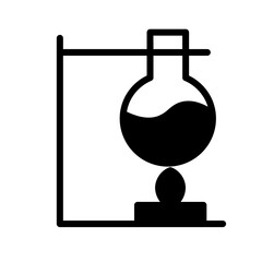 Chemical Chemistry Filter Glyph Icon