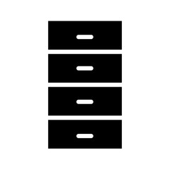 Case Locker Office Glyph Icon
