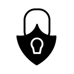 Finance Locker Online Glyph Icon