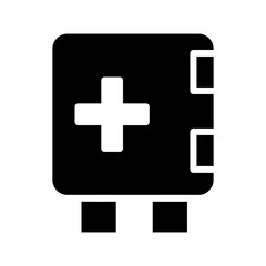 Locker Medical Safe Glyph Icon