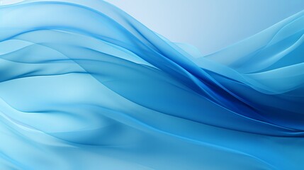 Abstract blue background, wave, veil and velvet texture