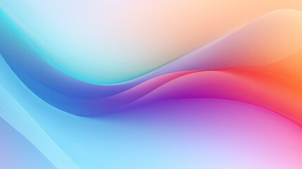 Obraz premium Blurred colored abstract background. Smooth transitions of iridescent colors. Colorful gradient. Rainbow backdrop