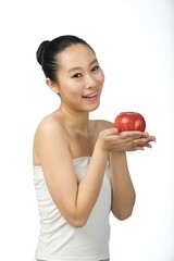 Woman in leisure time