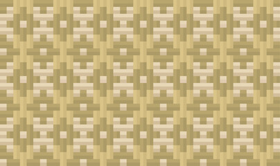 Seamless traditional woven pattern called Anyaman