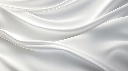 White cloth background abstract with soft waves