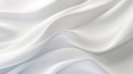 Obraz premium White cloth background abstract with soft waves