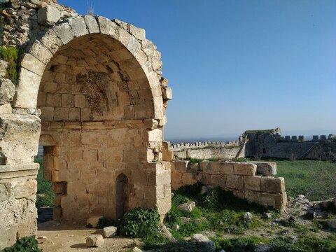 Ruins Of Anavarza Castle, Adana, Turkey
