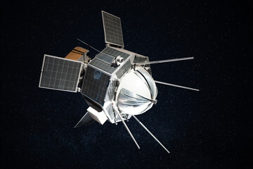 satellite dans l'espace