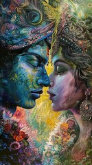 Shree Krishna and Radha, Generative ai