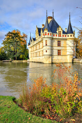 Fototapeta na wymiar Azay-le-Rideau, château de la Loire