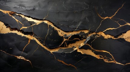 A symphony of golden lines dances upon the edge of obsidian, painting a portrait of opulence and refinement.