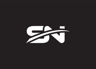 SN initial company green swoosh logo