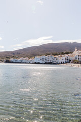 Landscape of the beautiful and picturesque town of Cadaques
