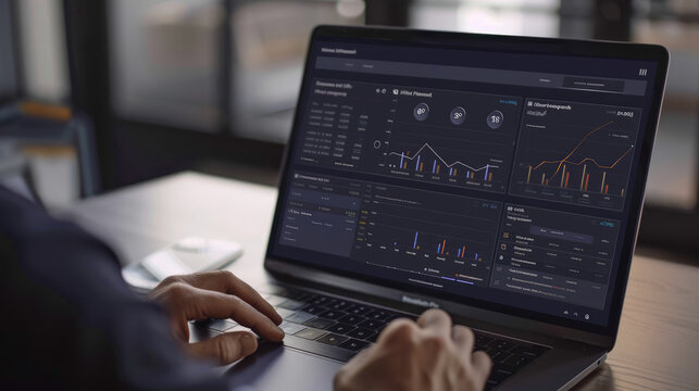 Interactive financial planning interface with AI driven forecasts visualizing long term wealth strategies