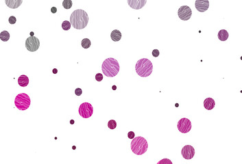 Light pink vector cover with spots.