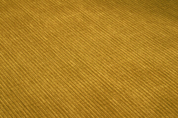 Textured corduroy furniture fabric in yellow colors