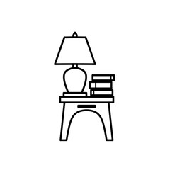 Table and desk lamp illustration 