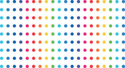 round colored dots, ripples in the form of abstraction