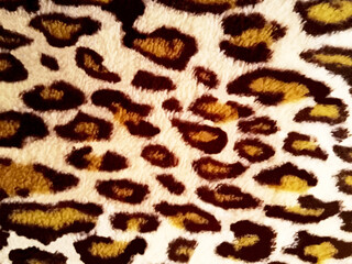 Abstract background space, leopard coloring design close up