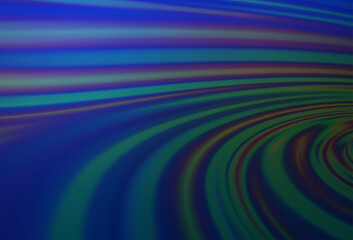 Dark BLUE vector template with lava shapes.