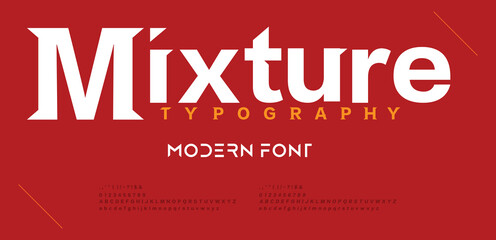 Abstract modern urban alphabet fonts. Typography sport, simple, technology, fashion, digital, future creative logo font. vector illustration