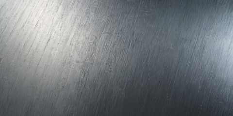 new silver Scratched metal background banner