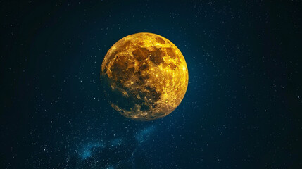 Naklejka premium 満月の写真