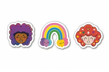 LGBTQ Sticker urbane design. Rainbow lgbtq pride sticker for gift motive lgbtq pride sticker for buy diversity Flag illustration. Colored lgbt parade flamboyant. Gender speech lgbtq+ comedians
