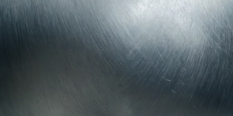 Scratched metal silver texture for background - obrazy, fototapety, plakaty