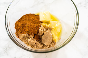 Captivating Capture of No-Yeast Cinnamon Roll Cupcakes