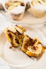 Captivating Capture of No-Yeast Cinnamon Roll Cupcakes