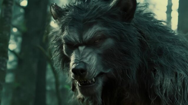 Mystical Twilight Shifter: The Power of the Werewolf. Generative ai