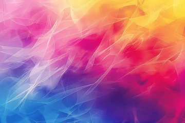 Gordijnen Colorful wallpaper background Multicolored Generative AI © Esha