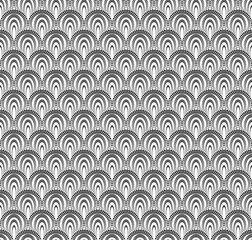 seamless abstract wavy pattern fan pattern abstract texture for fabric home wear carpets background surface design packaging vector illustration