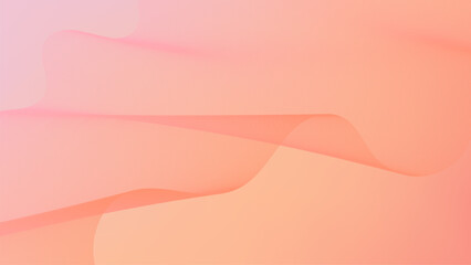 Abstract vector background. Peach fuzz with dynamic waves, pink and orange blend waves. Futuristic backdrop with network wavy lines. Premium template with stripes and gradient mesh banner, poster.