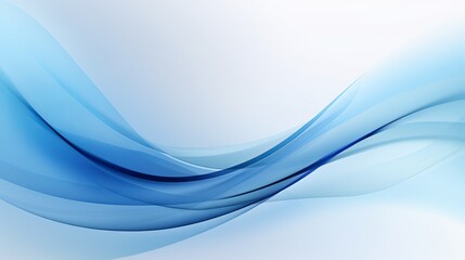 Fototapeta premium Blue soft color wave abstract background. Suitable for brochures, flyers, abstract business cards design as background with space for text