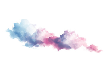 Fototapeta premium Mimic the soft and wispy texture of clouds with abstract watercolor brush strokes for the underline, offering a serene and airy effect.