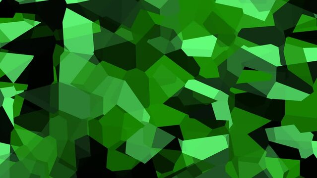 Slowly rotating green diamond. Seamless loop, nice looping background