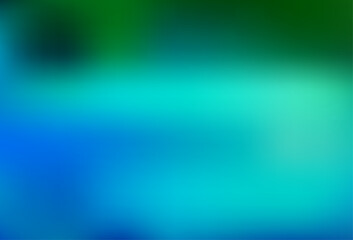Light Blue, Green vector bokeh template.