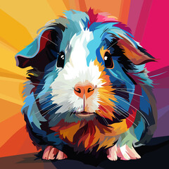 Animal Pop Art - Experience the mesmerizing world of animal pop art design! Dive into a vibrant realm where animals come to life in bold and captivating ways.