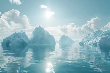 Foto op Canvas iceberg in polar regions © ThKimNgn