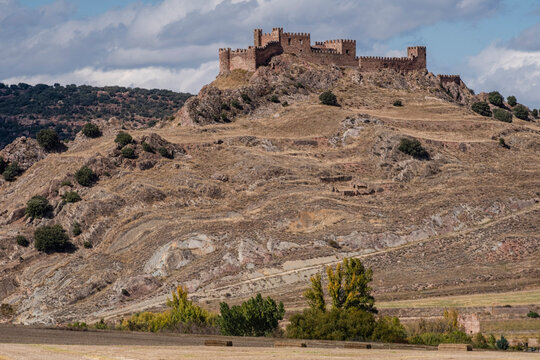 Riba de Santiuste Castle, 9th century, Guadalajara, Spain