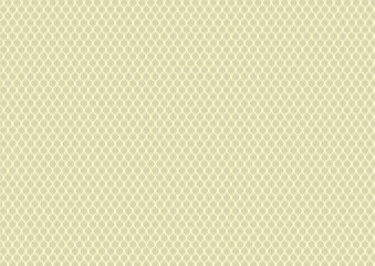 日本の伝統紋様 立涌のシームレスパターン 黄